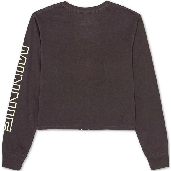 JR310 Disney Black Juniors' Forever Minnie Long-Sleeved Graphic T-Shirt Size S - Picture 2 of 2